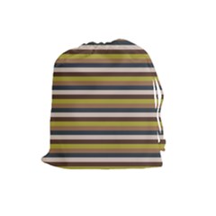 Stripey 12 Drawstring Pouch (large) by anthromahe