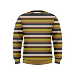 Stripey 12 Kids  Sweatshirt by anthromahe