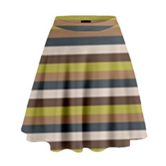 Stripey 12 High Waist Skirt by anthromahe