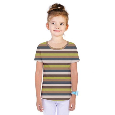 Stripey 12 Kids  One Piece Tee by anthromahe