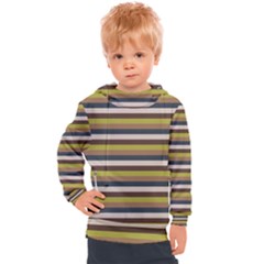 Stripey 12 Kids  Hooded Pullover by anthromahe