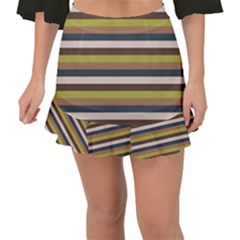 Stripey 12 Fishtail Mini Chiffon Skirt by anthromahe