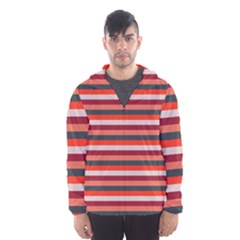 Stripey 13 Men s Hooded Windbreaker by anthromahe