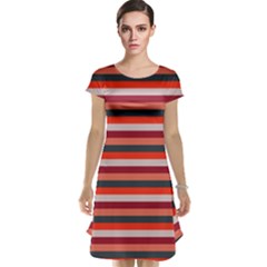 Stripey 13 Cap Sleeve Nightdress by anthromahe