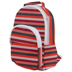 Stripey 13 Rounded Multi Pocket Backpack by anthromahe