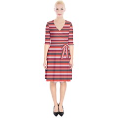 Stripey 13 Wrap Up Cocktail Dress by anthromahe