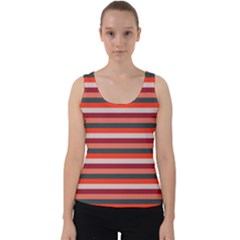 Stripey 13 Velvet Tank Top by anthromahe