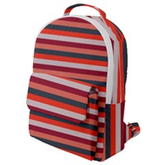 Stripey 13 Flap Pocket Backpack (small) by anthromahe