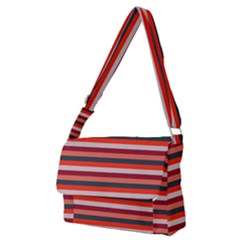 Stripey 13 Full Print Messenger Bag (m)