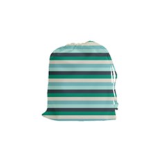 Stripey 14 Drawstring Pouch (small) by anthromahe