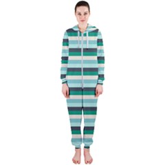 Stripey 14 Hooded Jumpsuit (ladies)  by anthromahe