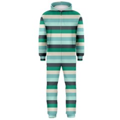 Stripey 14 Hooded Jumpsuit (men)  by anthromahe