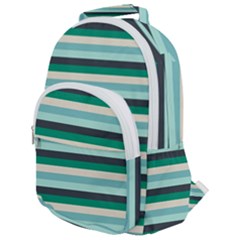 Stripey 14 Rounded Multi Pocket Backpack by anthromahe