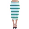 Stripey 14 Velvet Midi Pencil Skirt View1