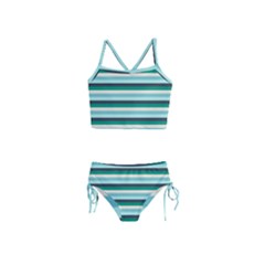 Stripey 14 Girls  Tankini Swimsuit by anthromahe