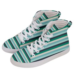 Stripey 14 Women s Hi-top Skate Sneakers by anthromahe