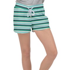 Stripey 14 Women s Velour Lounge Shorts by anthromahe