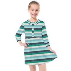 Stripey 14 Kids  Quarter Sleeve Shirt Dress by anthromahe