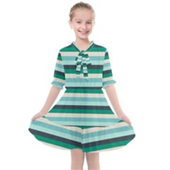 Stripey 14 Kids  All Frills Chiffon Dress by anthromahe