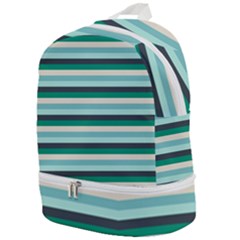 Stripey 14 Zip Bottom Backpack by anthromahe