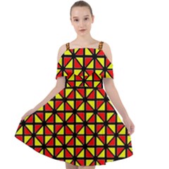 Rby-b-8 Cut Out Shoulders Chiffon Dress by ArtworkByPatrick