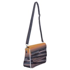 Seascape Sunset At Jericoacoara, Ceara, Brazil Shoulder Bag With Back Zipper by dflcprintsclothing