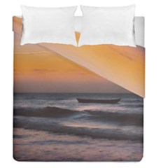 Seascape Sunset At Jericoacoara, Ceara, Brazil Duvet Cover Double Side (queen Size) by dflcprintsclothing