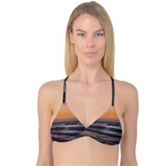 Seascape Sunset At Jericoacoara, Ceara, Brazil Reversible Tri Bikini Top by dflcprintsclothing