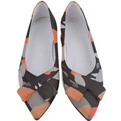 Pattern Formes Corail/noir Women s Bow Heels