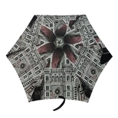 Santa Maria Del Fiore  Cathedral At Night, Florence Italy Mini Folding Umbrellas by dflcprints