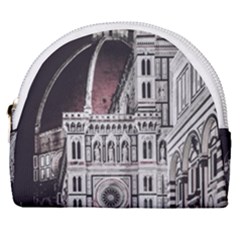 Santa Maria Del Fiore  Cathedral At Night, Florence Italy Horseshoe Style Canvas Pouch by dflcprints