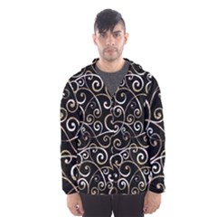 Swirly Gyrl Men s Hooded Windbreaker