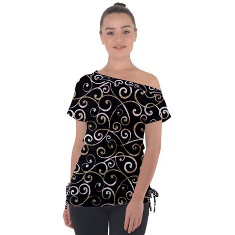 Swirly Gyrl Tie-up Tee by mccallacoulture