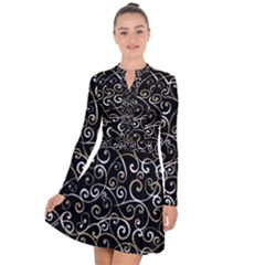 Swirly Gyrl Long Sleeve Panel Dress by mccallacoulture