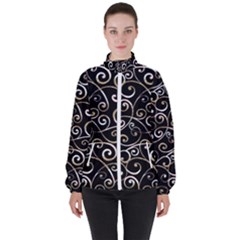 Swirly Gyrl Women s High Neck Windbreaker by mccallacoulture