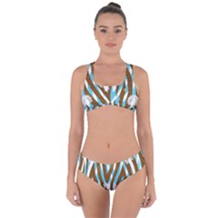 Floral Rivers Criss Cross Bikini Set