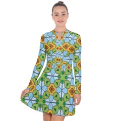 Df Artisano Vision Long Sleeve Panel Dress by deformigo