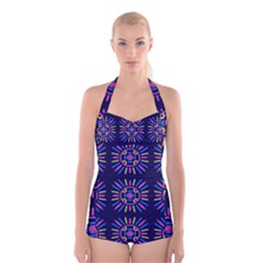 Df Kaysie Rainolds Boyleg Halter Swimsuit  by deformigo