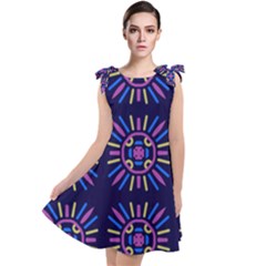 Df Kaysie Rainolds Tie Up Tunic Dress by deformigo