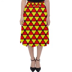 Rby-b-8-1 Classic Midi Skirt by ArtworkByPatrick