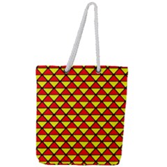 Rby-b-8-1 Full Print Rope Handle Tote (large) by ArtworkByPatrick