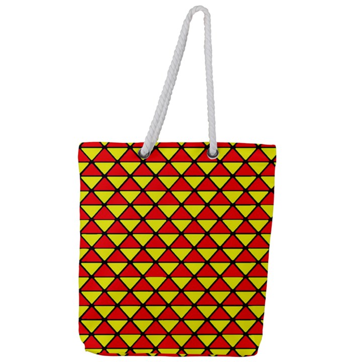 RBY-B-8-1 Full Print Rope Handle Tote (Large)