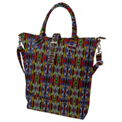 Abstract-r-3 Buckle Top Tote Bag by ArtworkByPatrick