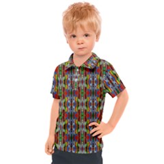 Abstract-r-3 Kids  Polo Tee