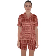 Df Gasparo Ritchie Satin Short Sleeve Pyjamas Set by deformigo