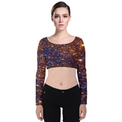 442ba4bd503e5ec90a859a16f8d946d8 7000x7000 Velvet Long Sleeve Crop Top by 2924443