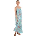 Birds And Flowers Cami Maxi Ruffle Chiffon Dress View1