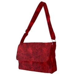 Bright Red Dream Full Print Messenger Bag (l)