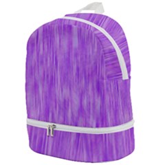 Purple Lavender Splash Zip Bottom Backpack