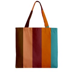 Stripey 15 Zipper Grocery Tote Bag by anthromahe